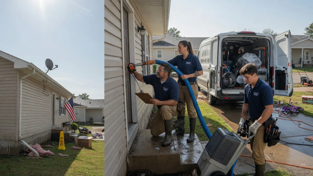 Ceiling Water Damage Restoration in Barnes, KS near me
